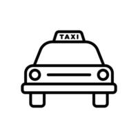 Táxi ícone vetor Projeto modelo dentro branco fundo
