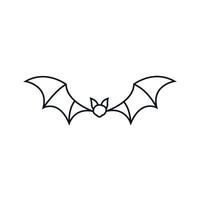 bastão ícone vetor. dia das Bruxas ilustração placa. vampiro símbolo ou logotipo. vetor