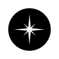 brilhos ícone vetor. cintilante estrelas ilustração placa. brilhando rebentar símbolo. Estrela logotipo. vetor