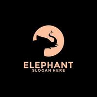 elefante logotipo vetor, elefante cabeça logotipo Projeto modelo vetor