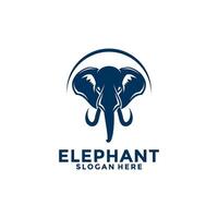 elefante logotipo vetor, elefante cabeça logotipo Projeto modelo vetor