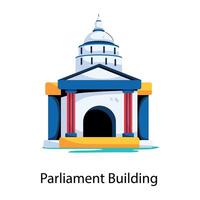 na moda parlamento construção vetor
