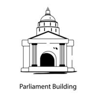 na moda parlamento construção vetor
