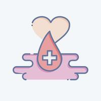 ícone sangue gotas. relacionado para sangue doação símbolo. rabisco estilo. simples Projeto editável. simples ilustração vetor
