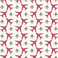 avião ícone na moda colorida recorrente padronizar multicor vetor ilustração fundo