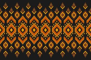 tapete étnico ikat arte padrão. sem costura padrão geométrico étnico ikat em tribal. estilo mexicano. vetor