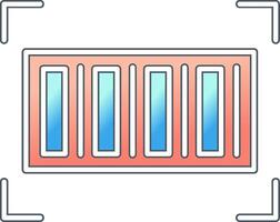 ícone de vetor de código de barras