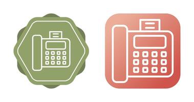 ícone de vetor de máquina de fax