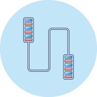 ícone de vetor de pular corda