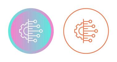ícone de vetor de integração de dados