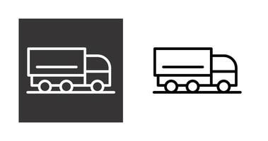 ícone de vetor de caminhão de carga