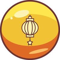 chinês lanterna vetor ícone