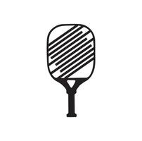 pickleball remo vetor ilustração. pickleball remo e bola vetor, clipart do pickleball, pickleball bastão e símbolo