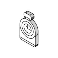 ilustração em vetor ícone isométrico de ferramenta de bússola