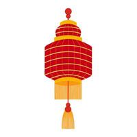 plano Projeto estilo chinês lanterna ilustração vetor