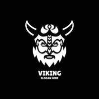 viking silhueta logotipo Projeto ilustração vetor