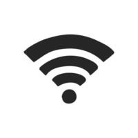 mão desenhado Wi-fi símbolo vetor ilustração