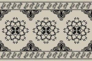 ikat tribal indiano desatado padronizar. étnico asteca tecido tapete mandala enfeite nativo boho divisa têxtil.geométrico africano americano oriental tradicional vetor ilustrações. bordado estilo.