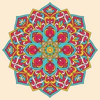 flor mandala projeto, vetor ilustração