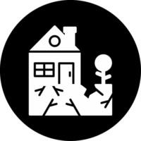 ícone de vetor de terremoto