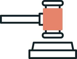 ícone de vetor de justiça