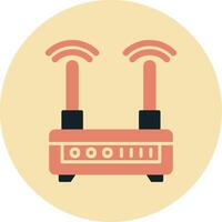 ícone de vetor de roteador wifi