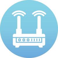 ícone de vetor de roteador wifi