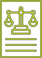 ícone de vetor de tribunal