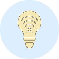 inteligente lâmpada vetor ícone