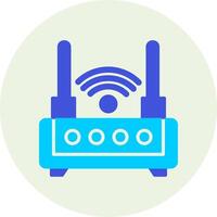 ícone de vetor de roteador wifi