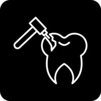 dente perfuração vetor ícone
