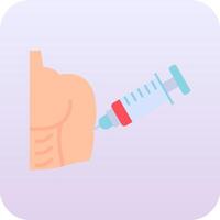 ícone do vetor de vacinação