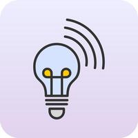 ícone de vetor de luz inteligente