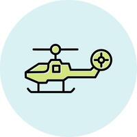 lutador helicóptero vetor ícone
