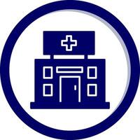 ícone de vetor de clínica