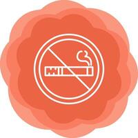 ícone de vetor de não fumar