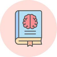 neurologia livro vetor ícone