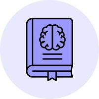 neurologia livro vetor ícone