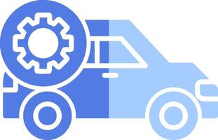 ícone de vetor de configuração de carro