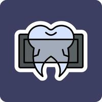 dental x raio vetor ícone