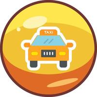 ícone de vetor de táxi