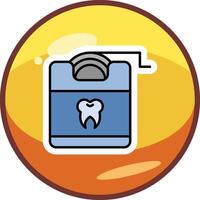 dental fio dental vetor ícone
