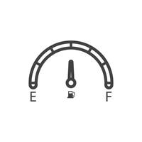 carro combustível indicador ícone vetor