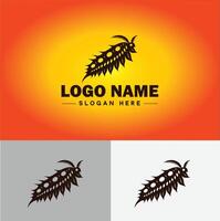 lagarta logotipo vetor arte ícone gráficos para o negócio marca ícone lagarta logotipo modelo