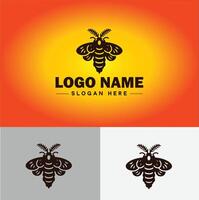 lagarta logotipo vetor arte ícone gráficos para o negócio marca ícone lagarta logotipo modelo