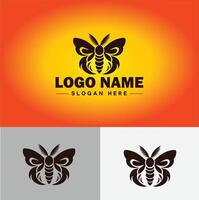 lagarta logotipo vetor arte ícone gráficos para o negócio marca ícone lagarta logotipo modelo