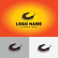 centopéia logotipo vetor arte ícone gráficos para o negócio marca ícone centopéia logotipo modelo