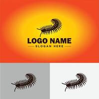 centopéia logotipo vetor arte ícone gráficos para o negócio marca ícone centopéia logotipo modelo