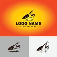louva a Deus logotipo vetor arte ícone gráficos para o negócio marca ícone louva a Deus logotipo modelo