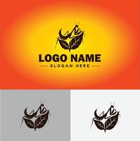 louva a Deus logotipo vetor arte ícone gráficos para o negócio marca ícone louva a Deus logotipo modelo